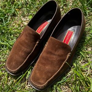 NICE Cole Haan Suede Loafers Size 11 Mens Brown Leather Shoes